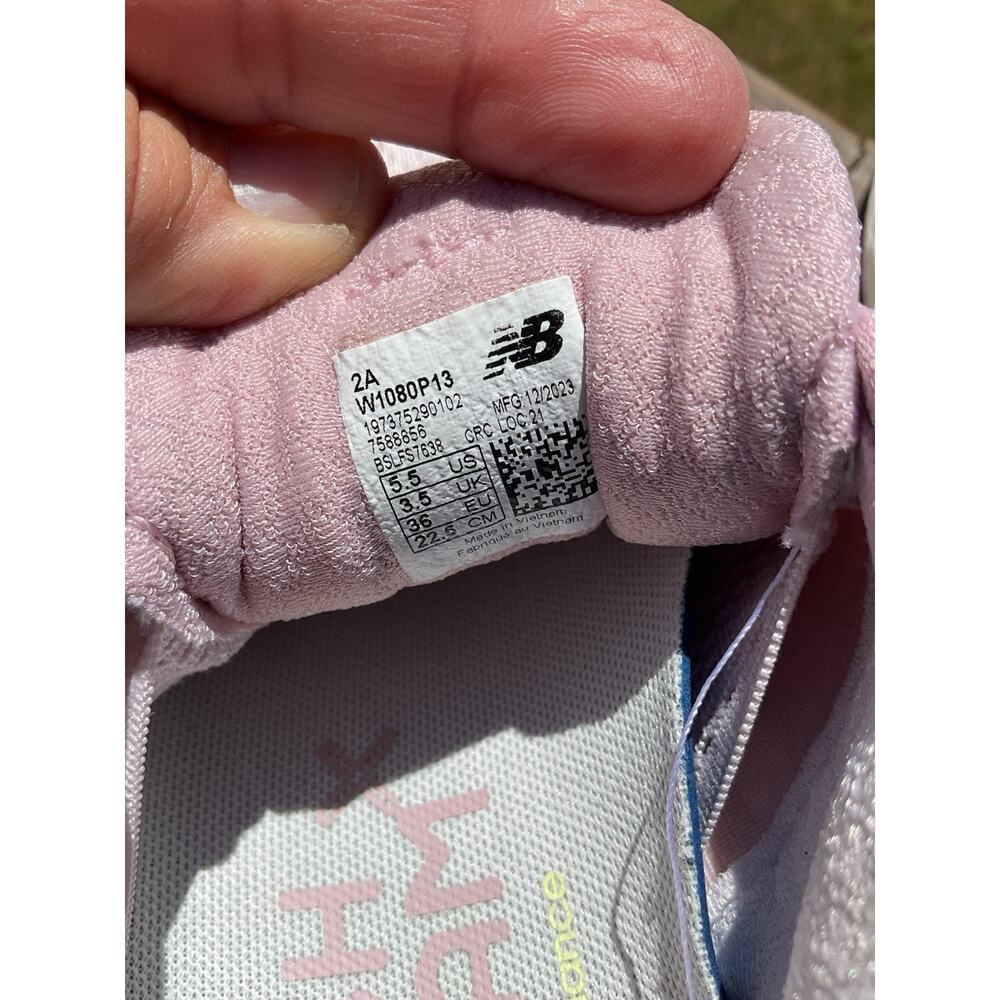 New Balance Sneakers Womens 5.5 1080 V13 W1080P13 Pink Running Gym Shoes - Picture 10 of 10